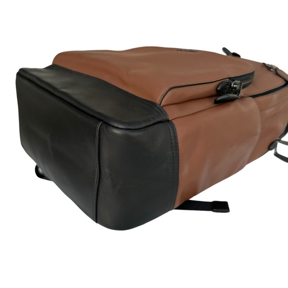 Coach Graham Limited Saddle Brown Calf Leather Full Size Backpack Men’s - Picture 14 of 17